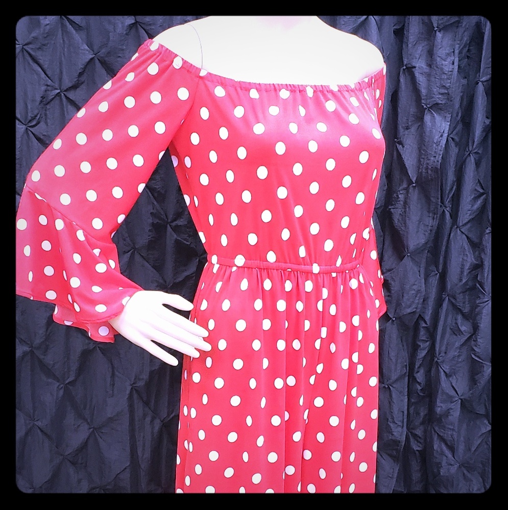 Sexy Red off the shoulder